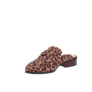 NWT  10WW Leopard Bella Vita Binx II Animal Print Mules NIB